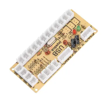 Diy Arcade Joystick Circuit Board Pc Joystick Usb Card cu Cip + Micro Motion Rocker 4buc Terminal de Linie