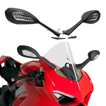 Motocicleta Oglinda Retrovizoare cu LED de semnalizare Pentru Ducati Panigale V4 V4 S 2018-2021 V2 2020-2021
