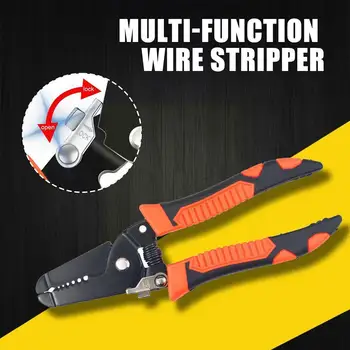 185mm Stripping Sertizare Clește de Sârmă Stripteuză Multi Crimpper Inel Funcționale Electrician Cablu Instrumente Stripteuză Rețea Peeli V6D7