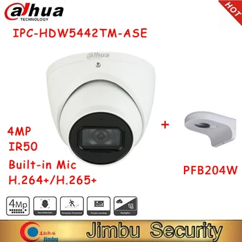Dahua 4MP IR Ocular AI Camera IPC-HDW5442TM-ASE EPoE de Detectare a Feței Oameni de Numărare PFB204W Construit în microfon Video Webcam Interior