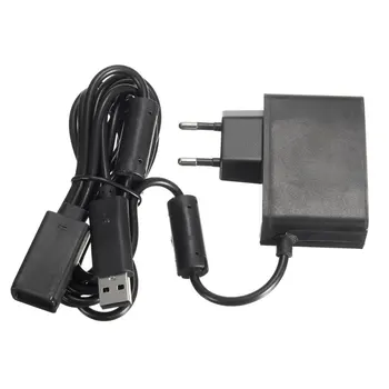 Negru AC 100V-240V Alimentare UE Adaptor Priza USB de Încărcare Încărcător, Pentru Microsoft Xbox 360 Senzor Kinect XBOX360
