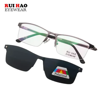 Optic Ochelari Cadru și ochelari de Soare Polarizat Jumătate de Ochelari fără ramă Ramă de Ochelari 94007