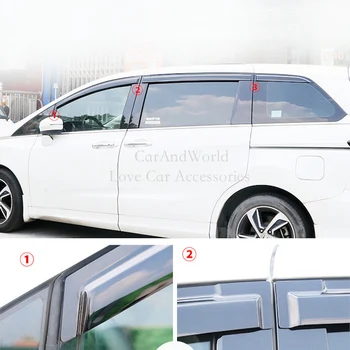 Pentru Honda Odyssey 2009-2014 2015-2022 Mașină Fereastra Insorita Scut Ploaie Parasolar Bar Spranceana Capacul Ornamental Benzi Decorative Accesorii