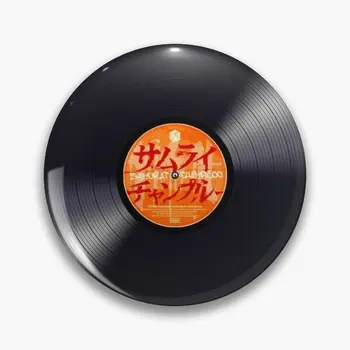 Samurai Champloo Disc De Vinil Moale Butonul Pin Bijuterii Pălărie Drăguț, Iubitor De Femei Rever Decor Creativ Metal Haine Amuzant Insigna