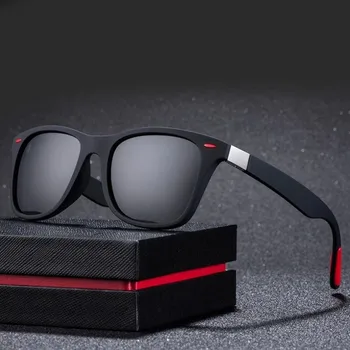 Unisex Pătrat Polarizat ochelari de Soare Femei Barbati Design de Brand de Conducere Epocă Ochelari de Soare Retro Shades Ochelari de cal Oculos De Sol UV400