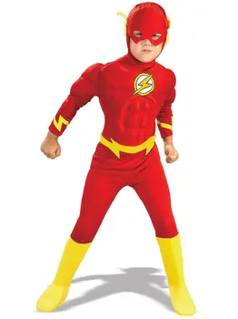 Flash Musculare Copii benzi Desenate Flash Musculare Piept Deluxe Toddler/Copil Cosplay Costum