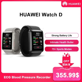 Original Huawei WATCH D Încheietura mâinii ECG Tensiunii Arteriale Recorder Inteligent de Măsurare a Tensiunii Arteriale Monitor de Sănătate, Sport Brățară