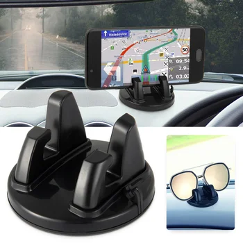 Accesorii auto Interior Suport de Telefon Ornament Rotație de 360 PC+Silicon Rezistent la Uzură tabloul de Bord Decor Universal pentru GPS