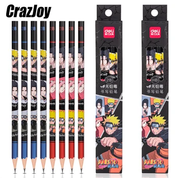 8Pcs NOI Naruto Anime Papetărie Uzumaki Naruto Creion Creion Examen Scris, Desen, Pictură Schiță Speciale de Scris Creion Cadouri