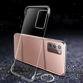 Ultra Subtire Fara rama Clar Caz de Telefon Pentru Samsung Galaxy S20 S21 FE S10 S9 Nota 20 10 Ultra Plus Slim Capac Transparent Caz
