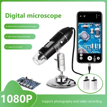 3in1 de Tip C USB 1600X Microscop Digital Camera Microscop Electronic Portabil Pentru Lipire LED Lupa Pentru Reparatie Telefon Mobil