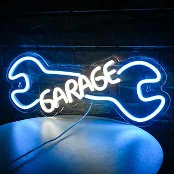 Wanxing Auto Check Engine Semn de Neon Led Auto, Cameră de Garaj Atelier de Reparații Acasă USB Comutator Bar Atmosfera Decor de Perete Cadou Lămpi