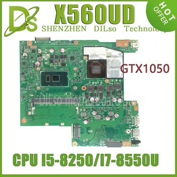 KEFU X560UD Placa de baza Pentru asus VivoBook X560 NX560UD X560U X560UD X560UD Laptop Placa de baza W/ I5-8250U I7-8550U GTX105