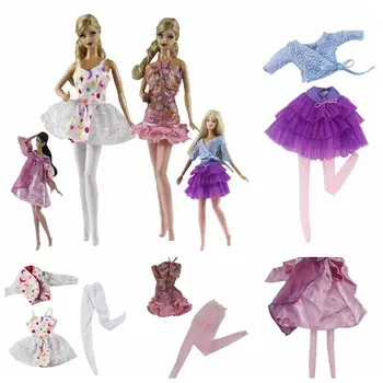Chilot moda Rochie de Balet pentru Papusa Barbie Costume de Haine Fusta Petrecere Bal Rochie de Printesa de Dans Vestidoes Copii DIY Jucărie 1/6