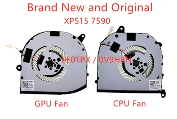 NOUL GPU CPU Cooling Fan cooler pentru Dell Precision 5540 XPS15 7590 0F01PX 0V9H8N