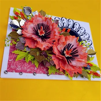 Flori și frunze de Metal de Tăiere Moare Șabloane Pentru DIY Hârtie Album Card Decorative Ambarcațiunile de Relief Mor Reduceri