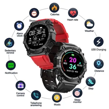 Ceas inteligent Bărbați Femei Ecran Tactil de Sport Bratari de Fitness ceasuri de Mînă Impermeabil Bluetooth Pentru Ios Android FD68S Smartwatch Bărbați