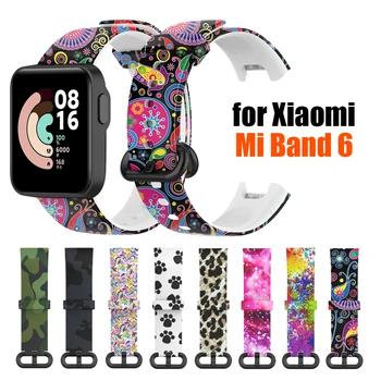 Universal de Imprimare Florale de Curea Pentru Xiaomi Mi Watch Lite Watchband Încheietura mâinii Benzi xaomi xiomi xiami xioami Redmi Ceas Brățară