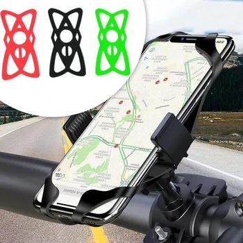 Fixați Banda de Cauciuc pentru Telefon Mobil Mount suport Pentru Bicicleta, Motocicleta Fix Centura de Firma Suportul Universal Elastic de Cauciuc de Securitate Stra