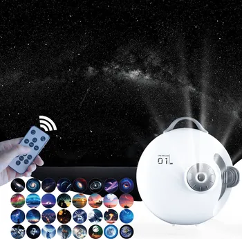 32 in 1 Galaxy Planetariu Proiector Cer Instelat Lumina de Noapte cu Bluetooth Stele Proiector LED Lampă pentru Copii Plafon Decor Cameră