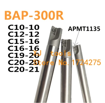 1BUC BAP300R C10-10 C12-12 C12-13 C14-14 C16-16 C20-20 C20-21-1T/2T Unghi de 90 de Grade milling cutter arbor pentru APMT1135 insertii