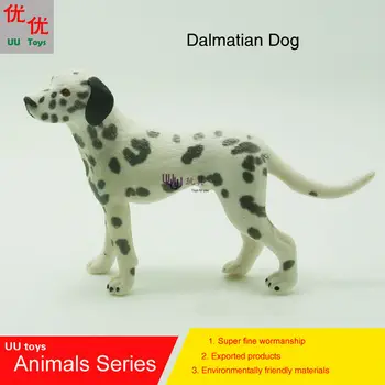 Hot toys:Caine Dalmatian model de simulare de Animale pentru copii jucarii copii educative elemente de recuzită