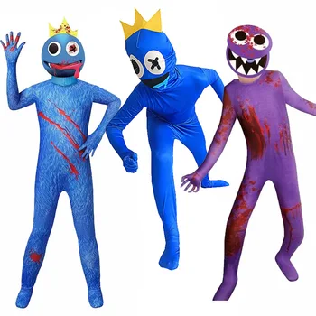 2022 Noi Costume de Halloween Anime Curcubeu prieten Joc Cosplay Îmbrăcăminte Băieți Fete Body desen Animat de Carnaval pentru Copii Cadou de Ziua de nastere