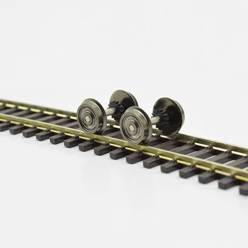 HO Scara 1:87 cale Ferată de Tren Model de Roata Metal Accesorii pentru Roți Jucărie Peisaj De Model De Tren