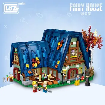 LOZ Mini Bloc Mini Strada elf model de casa mici particule de asamblat jucarii puzzle adulti dificil scară largă vraja Casa de Basm