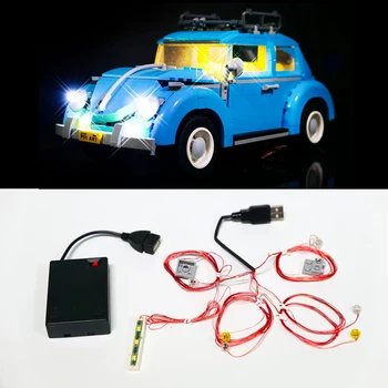 Lumina Led-Uri Kit Pentru 10252 Masina De Oras Volkswagen Beetle Model 21003 Blocuri Jucării(Nu Numai De Iluminat Cărămizi)