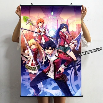 Noul Anime Legenda Eroilor Poster Rean Schwarzer Alisa Reinford Poster Eiyuu Densetsu Perete Scroll Decor Acasă Colecție de Artă