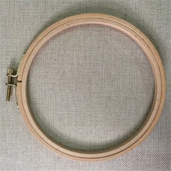 1 BUC 15.5 cm, din Lemn Broderie Cerc Mână Cerc Împletit cruciulițe Cercuri de 6.1 Inch Șarpantă din Lemn hoop
