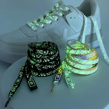 4buc Luminos AF1 Șireturile Combinație Creativă de Noapte Strălucire dantele și Pantofi Decor Plat Adidas Pantofi Șiret Accesorii