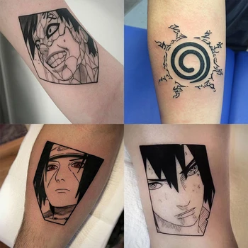 20 De Coli Autocolante Tatuaj Stil Anime Autocolante Tatuaj Temporar Rezistent La Apa Tatuaje False