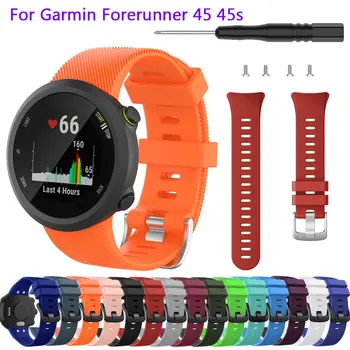 Curea de Ceas silicon Pentru Garmin Forerunner 45 de Înlocuire Watchband Pentru Garmin Forerunner 45 Ceas Inteligent Brățară Accesorii