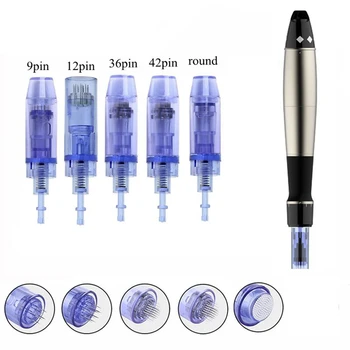 9/12/36/42 Nano Microneedling Dr. pen A1 DERMA Ace pentru STILOU Baionetă Tatuaj Cartuș Ac Pentru FATA de FRUMUSETE Profesionale