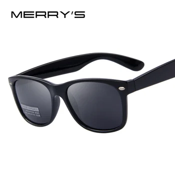 MERRYS Bărbați ochelari de Soare Polarizat Bărbați Clasic Retro Nit Nuante de Brand Designer de ochelari de Soare UV400 S683