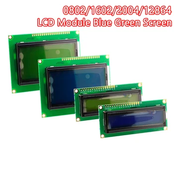 Modulul LCD Albastru Ecran Verde Pentru Arduino 0802 1602 2004 12864 LCD Caracter UNO R3 Mega2560 Display PCF8574T IIC Interfata I2C