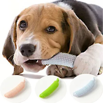 Animale de companie Mestecați Jucării de Cainele Periuta de dinti Mesteca Jucărie Stick de Curățare Masaj Interactive Jucarii de Cauciuc pentru Câini de Îngrijire Dentară Accesorii pentru animale de Companie