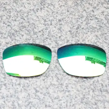 E. O. S Polarizate Îmbunătățită Lentile de Înlocuire pentru Oakley Jupiter Squared ochelari de Soare-Smarald Verde Polarizat Oglindă