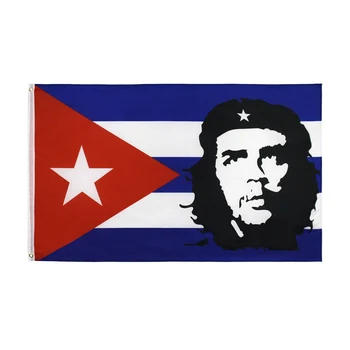 3x5ft Stoc Memorial Erou Cubanez Che Guevara Pavilion Cu Cuba