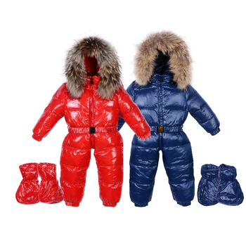 Copilul de Iarna pentru Fete de joacă pentru Copii Haina de Rață în Jos Jacheta Casaco Infantil Menina Băieți Salopeta Thinken Snowsuit Haine pentru Copii