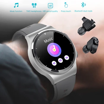 2 In 1 Smart watch Bluetooth TWS căști Smartwatch Sport Pentru Xiaomi, Huawei Telefon Bluetooth Bărbați Femei ceasuri Inteligente