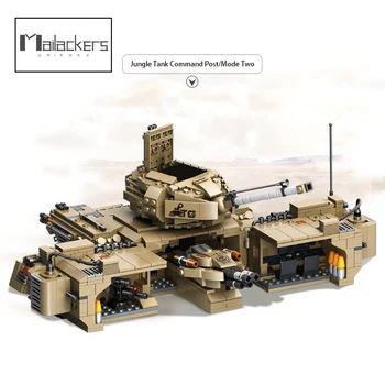 Mailackers 1435PCS Tanc Militar Transforma Junglă Soldat Armă Blocuri WW2 Tank Cărămizi Armata Seturi Pentru Copii Jucarie pentru Copii