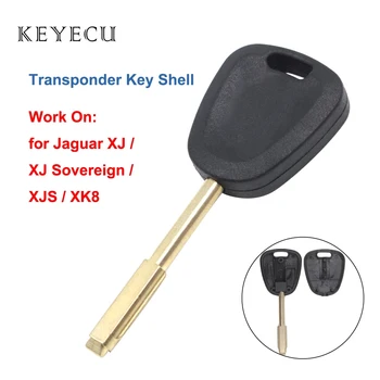 Keyecu Transponder Cheie Cazul Shell Rama de Acoperire pentru Jaguar XJ XJ Sovereign XJS XK8 1998 1999 2000 2001 2002 2003
