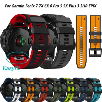 22 26mm Silicon Smartwatch Banda Curea Pentru Garmin Fenix 7 7X 6 6X 5X Pro 5 Plus/955/945/Tactix Delta Quickfit Watchband Brățară