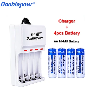 Doublepow AA 1.2 V NI-MH baterie 1200mAh NI-MH baterii AA/AAA încărcător