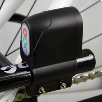 Biciclete Biciclete Ciclism Securitate rezistent la apa 4 Cod Digital Parola 105db Alarma mai Tare Decibel Anti-furt Blocare de Siguranță, Ciclism Încuietori