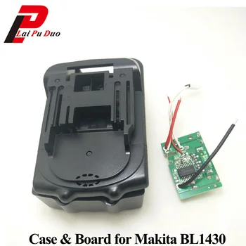 BL1430 Baterie carcasa din Plastic placă de Circuit Pentru MAKITA 194230-4 BL1430 LXT400 Baterie Li-ion (fără baterie)