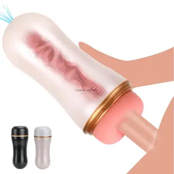 Buzunar Pizde Brunete Silicon Adult Produsului de sex Masculin Masturbatori Cupa Vaginul Real 3D Realiste Vagin Artificial Jucarii Sexuale pentru Barbati